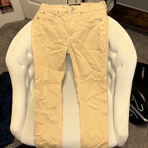 Khaki High Rise Jeggings